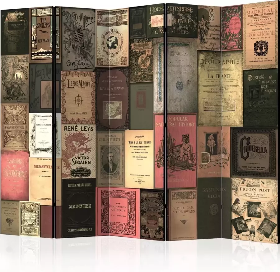 Artgeist Kamerscherm Scheidingswand Vouwscherm Books of Paradise II [Room Dividers] 225x172 Vouwscherm