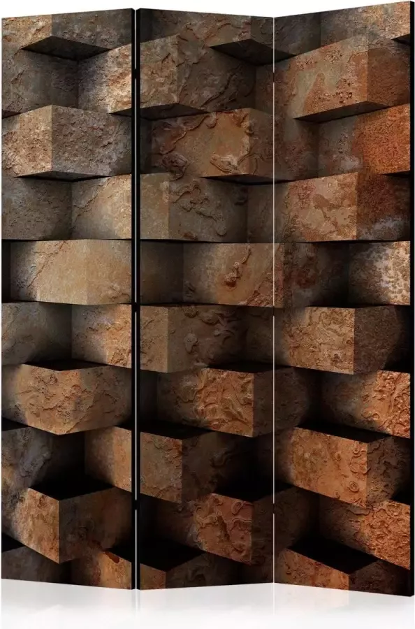 Artgeist Kamerscherm Scheidingswand Vouwscherm Brick braid [Room Dividers] 135x172 Vouwscherm