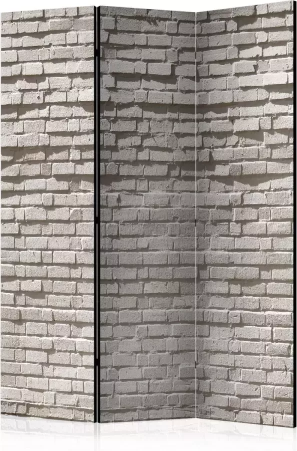 Artgeist Kamerscherm Scheidingswand Vouwscherm Brick Wall: Minimalism [Room Dividers] 135x172 Vouwscherm