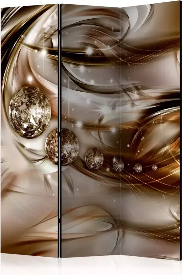 Artgeist Kamerscherm Scheidingswand Vouwscherm Chocolate Tide [Room Dividers] 135x172 Vouwscherm