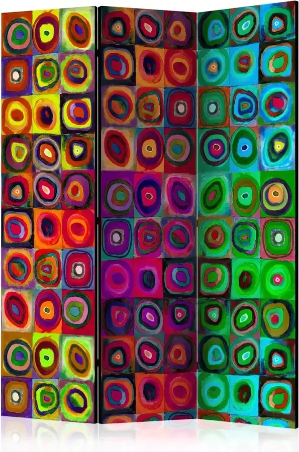 Artgeist Kamerscherm Scheidingswand Vouwscherm Colorful Abstract Art [Room Dividers] 135x172 Vouwscherm