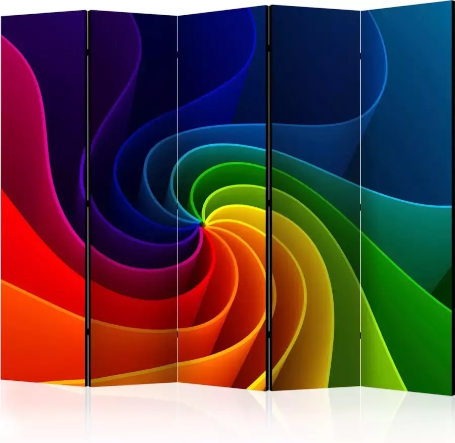Artgeist Kamerscherm Scheidingswand Vouwscherm Colorful Pinwheel II [Room Dividers] 225x172 Vouwscherm