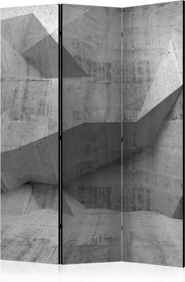 Artgeist Kamerscherm Scheidingswand Vouwscherm Concrete Geometry [Room Dividers] 135x172 Vouwscherm