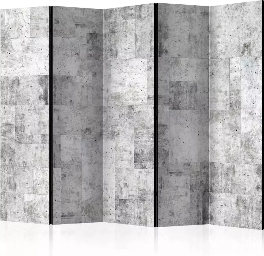 Artgeist Kamerscherm Scheidingswand Vouwscherm Concrete: Grey City II [Room Dividers] 225x172 Vouwscherm