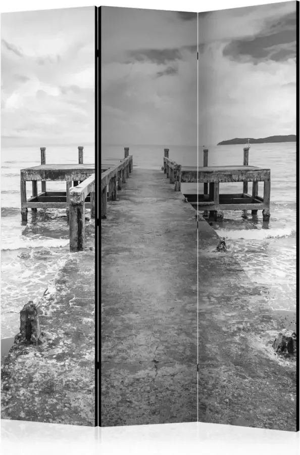 Artgeist Kamerscherm Scheidingswand Vouwscherm Concrete Pier [Room Dividers] 135x172 Vouwscherm