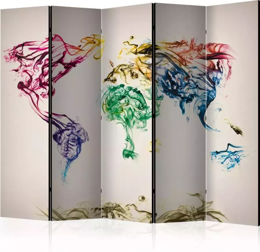 Artgeist Kamerscherm Scheidingswand Vouwscherm Dancing smoke trails II [Room Dividers] 225x172 Vouwscherm