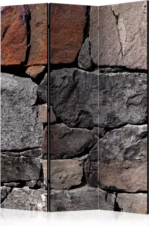 Artgeist Kamerscherm Scheidingswand Vouwscherm Dark Stones [Room Dividers] 135x172 Vouwscherm