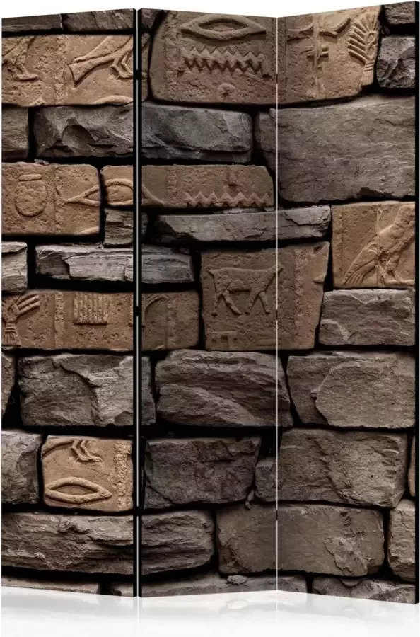 Artgeist Kamerscherm Scheidingswand Vouwscherm Egyptian Stone [Room Dividers] 135x172 Vouwscherm