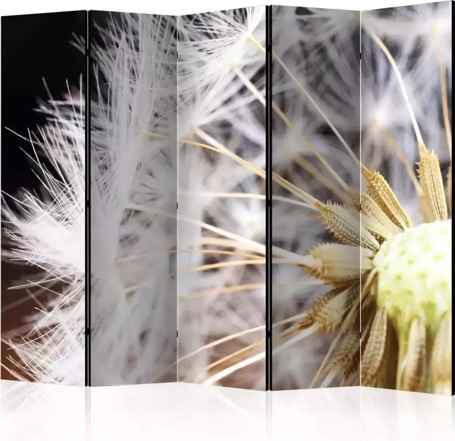 Artgeist Kamerscherm Scheidingswand Vouwscherm Fluffy dandelion II [Room Dividers] 225x172 Vouwscherm