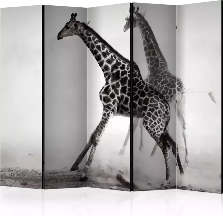 Artgeist Kamerscherm Scheidingswand Vouwscherm Giraffes II [Room Dividers] 225x172 Vouwscherm