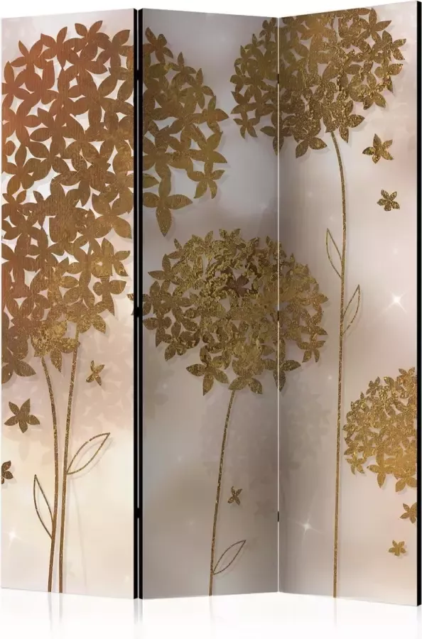 Artgeist Kamerscherm Scheidingswand Vouwscherm Golden Garden [Room Dividers] 135x172 Vouwscherm