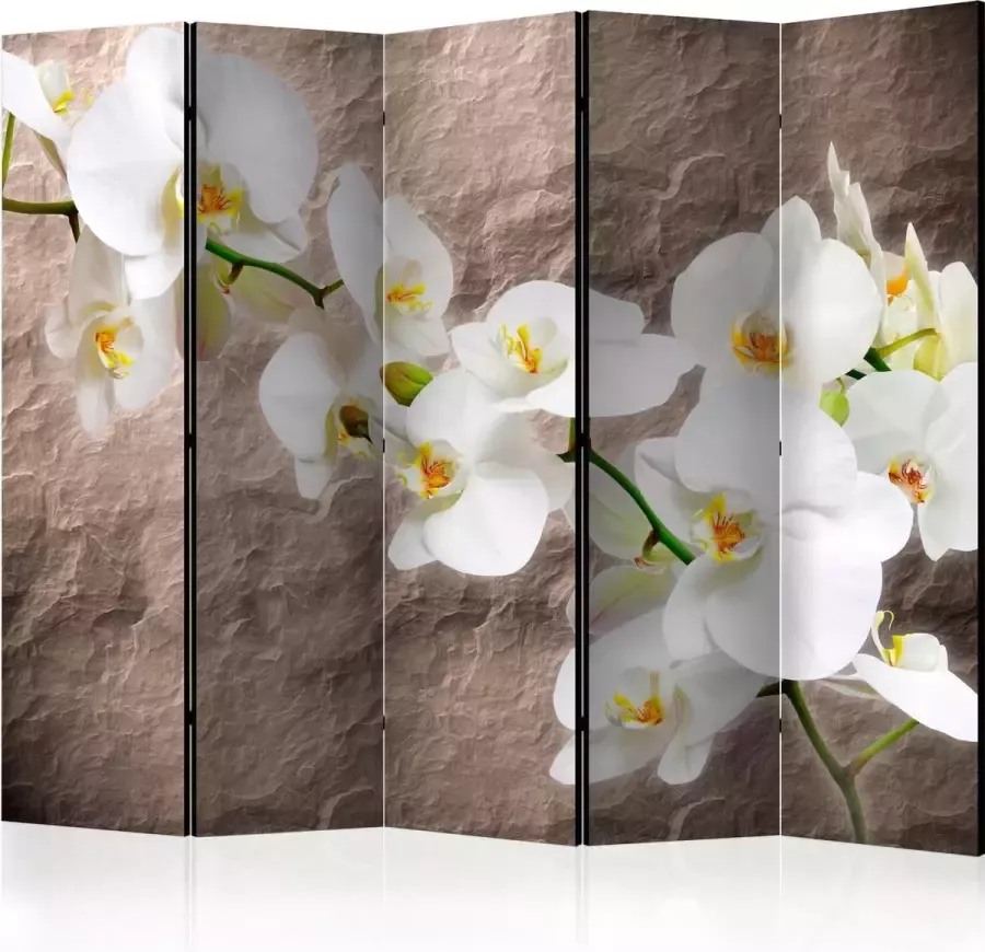 Artgeist Kamerscherm Scheidingswand Vouwscherm Impeccability of the Orchid II [Room Dividers] 225x172 Vouwscherm