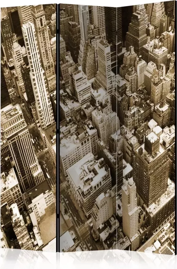 Artgeist Kamerscherm Scheidingswand Vouwscherm New York Manhattan [Room Dividers] 135x172 Vouwscherm