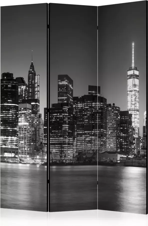 Artgeist Kamerscherm Scheidingswand Vouwscherm New York Nights [Room Dividers] 135x172 Vouwscherm