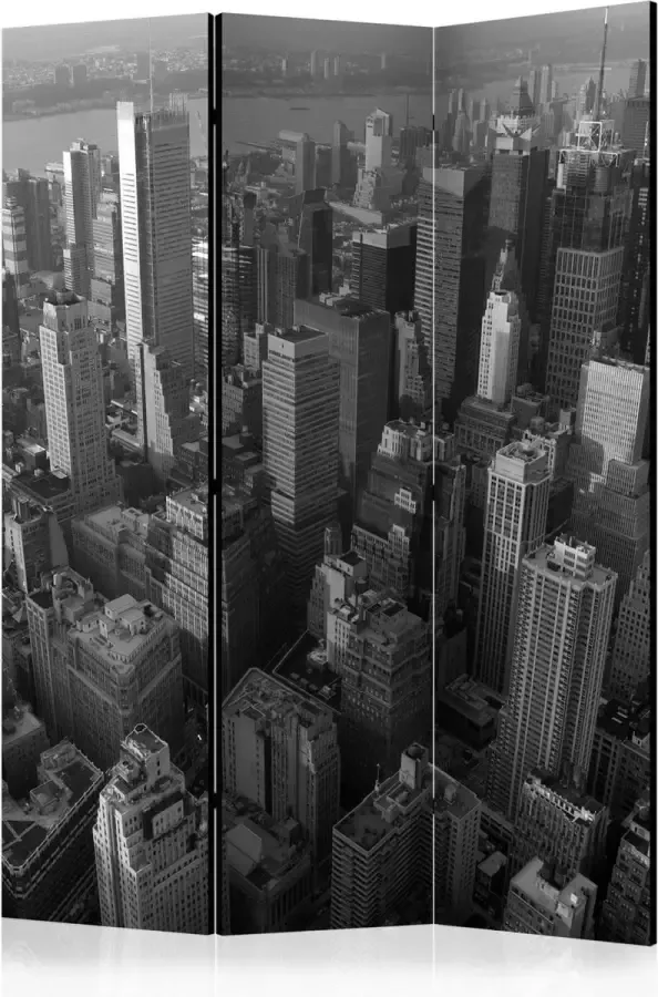 Artgeist Kamerscherm Scheidingswand Vouwscherm New York: skyscrapers (bird's eye view) [Room Dividers] 135x172 Vouwscherm