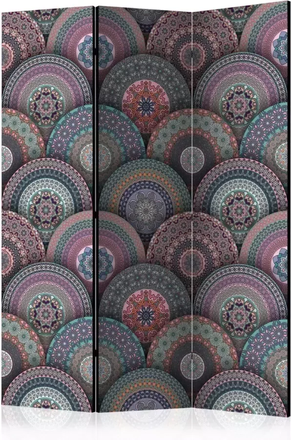 Artgeist Kamerscherm Scheidingswand Vouwscherm Oriental Kaleidoscope [Room Dividers] 135x172 Vouwscherm