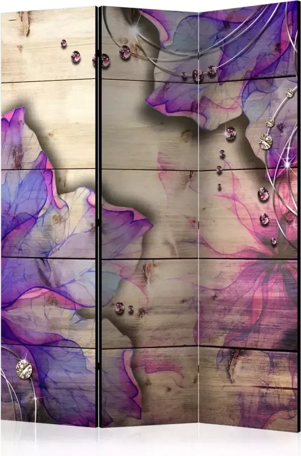 Artgeist Kamerscherm Scheidingswand Vouwscherm Purple Memory [Room Dividers] 135x172 Vouwscherm