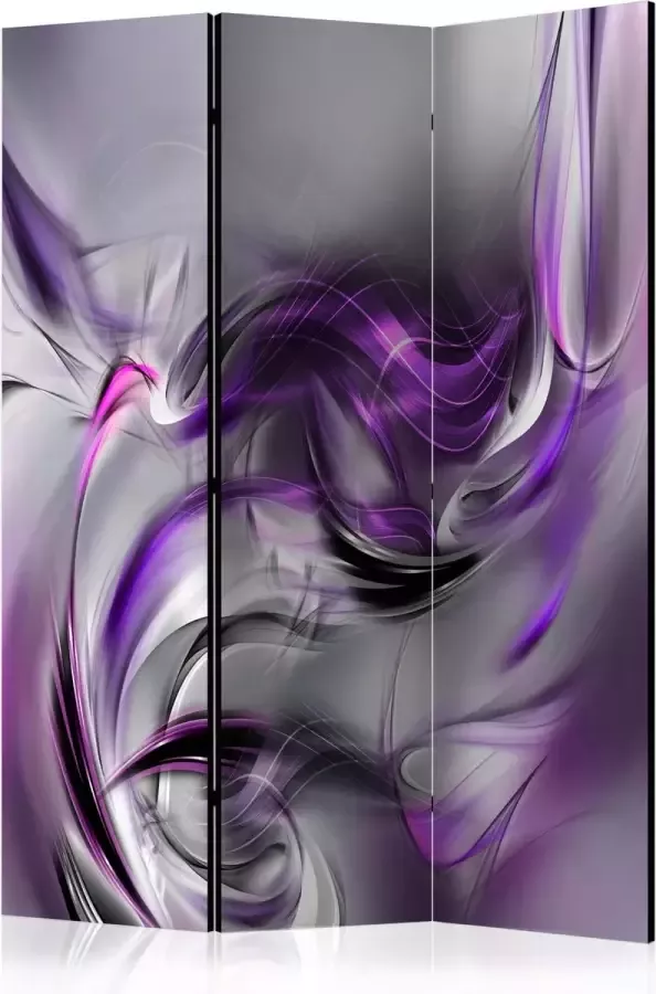 Artgeist Kamerscherm Scheidingswand Vouwscherm Purple Swirls II [Room Dividers] 135x172 Vouwscherm