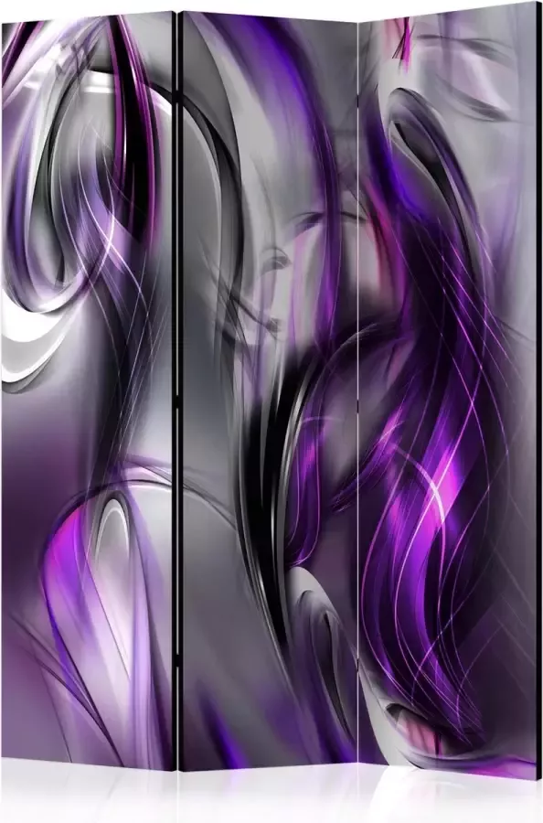Artgeist Kamerscherm Scheidingswand Vouwscherm Purple Swirls [Room Dividers] 135x172 Vouwscherm