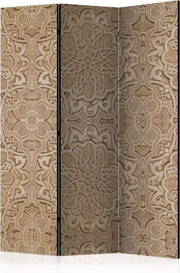 Artgeist Kamerscherm Scheidingswand Vouwscherm Sand ornament [Room Dividers] 135x172 Vouwscherm
