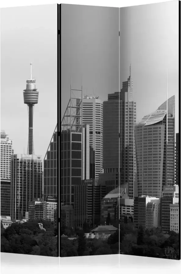 Artgeist Kamerscherm Scheidingswand Vouwscherm Skyscrapers in Sydney [Room Dividers] 135x172 Vouwscherm