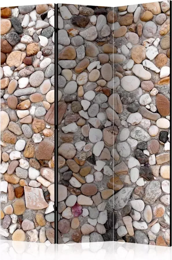 Artgeist Kamerscherm Scheidingswand Vouwscherm Stone Beach [Room Dividers] 135x172 Vouwscherm