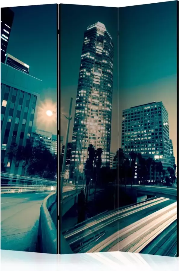 Artgeist Kamerscherm Scheidingswand Vouwscherm The streets of Los Angeles [Room Dividers] 135x172 Vouwscherm