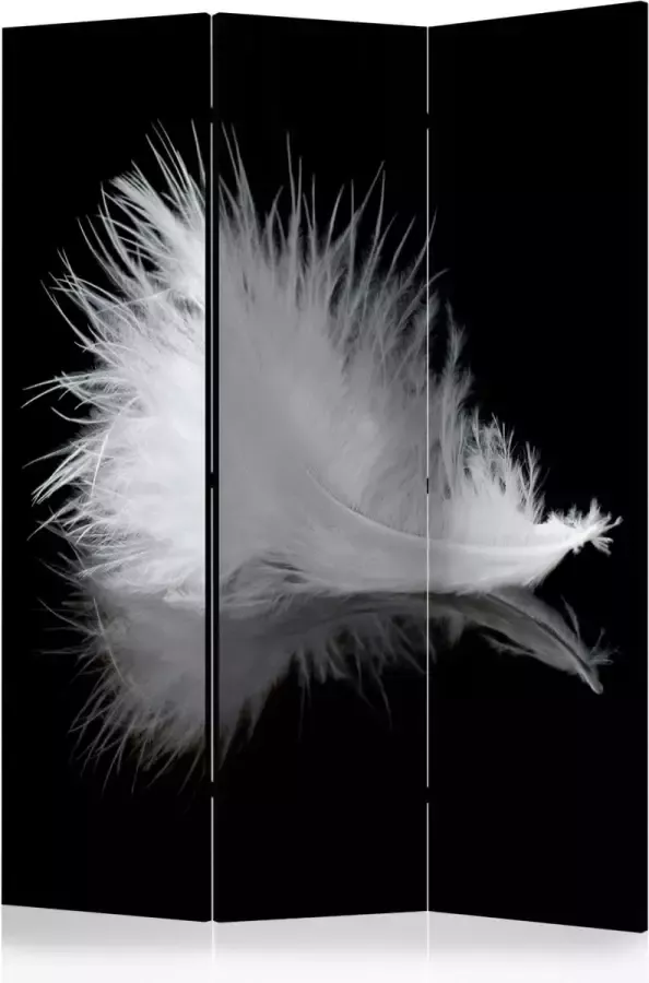Artgeist Kamerscherm Scheidingswand Vouwscherm White feather [Room Dividers] 135x172 Vouwscherm