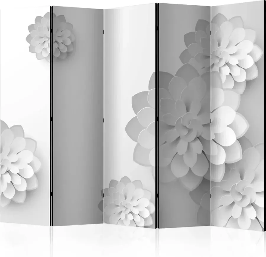 Artgeist Kamerscherm Scheidingswand Vouwscherm White Garden II [Room Dividers] 225x172 Vouwscherm