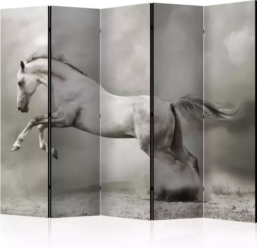 Artgeist Kamerscherm Scheidingswand Vouwscherm Wild Stallion II [Room Dividers] 225x172 Vouwscherm