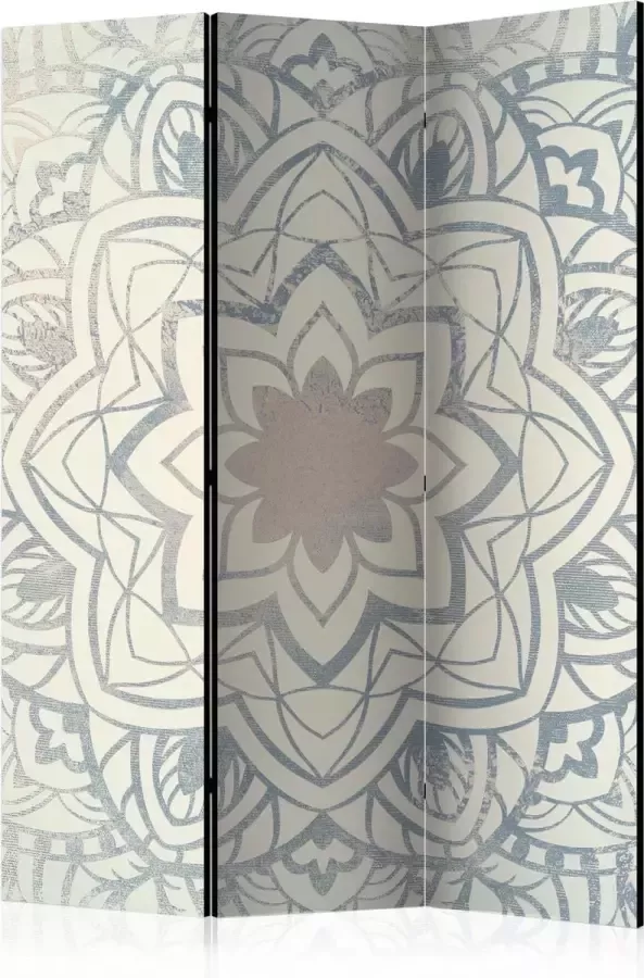 Artgeist Kamerscherm Scheidingswand Vouwscherm Winter Mandala [Room Dividers] 135x172 Vouwscherm