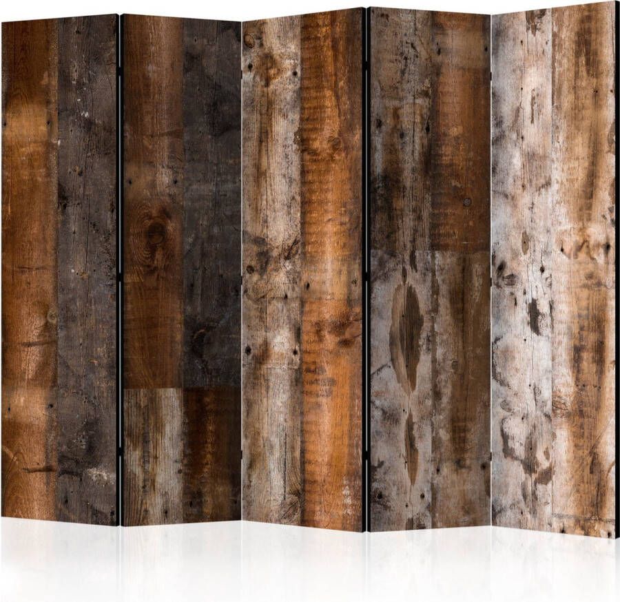 Artgeist Vouwscherm Antique Wood II [Room Dividers]