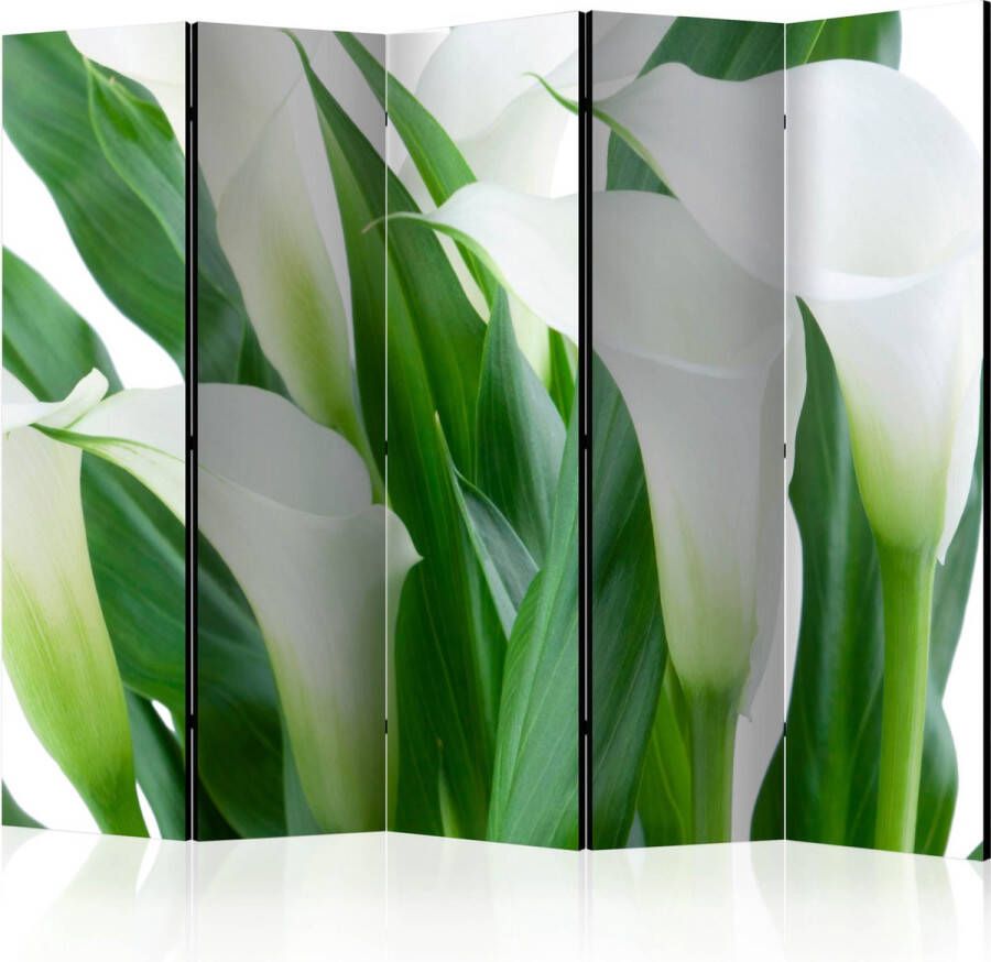 Artgeist Vouwscherm bunch of flowers callas II [Room Dividers]