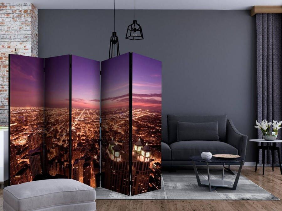 Artgeist Vouwscherm Chicago Panorama II [Room Dividers]