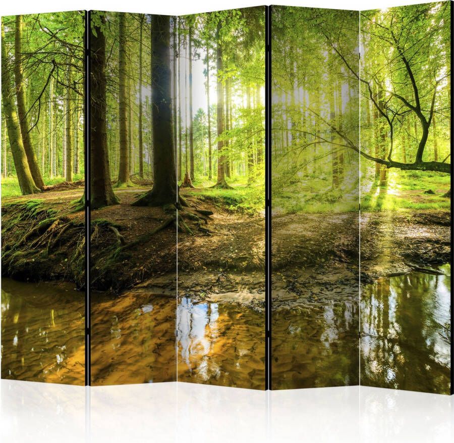 Artgeist Vouwscherm Forest Lake II [Room Dividers]