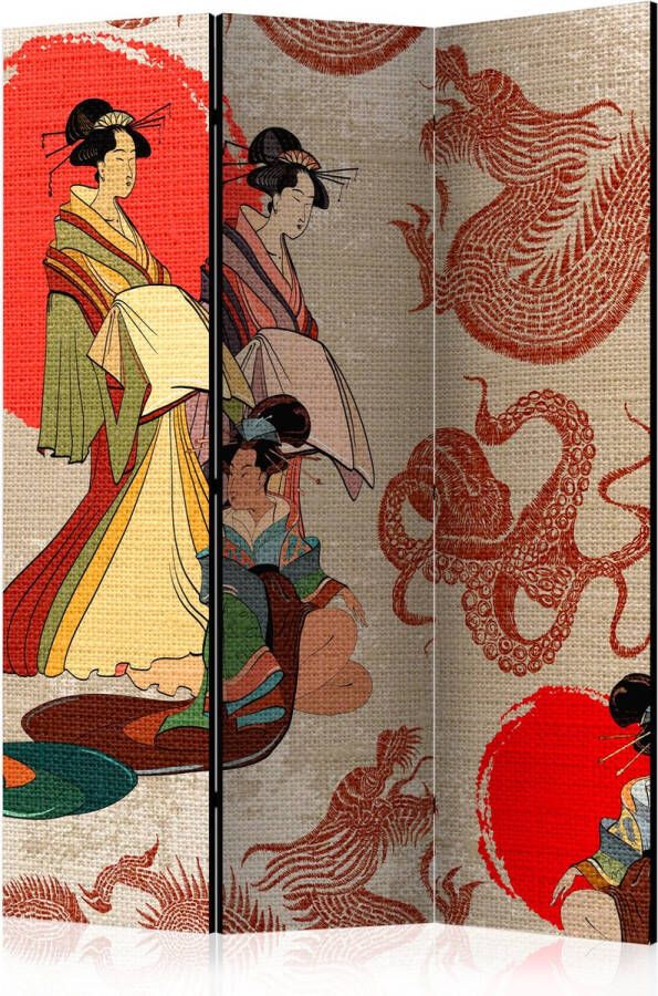 Artgeist Vouwscherm Geishas [Room Dividers]