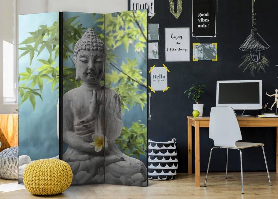 Artgeist Vouwscherm Meditating Buddha [Room Dividers]