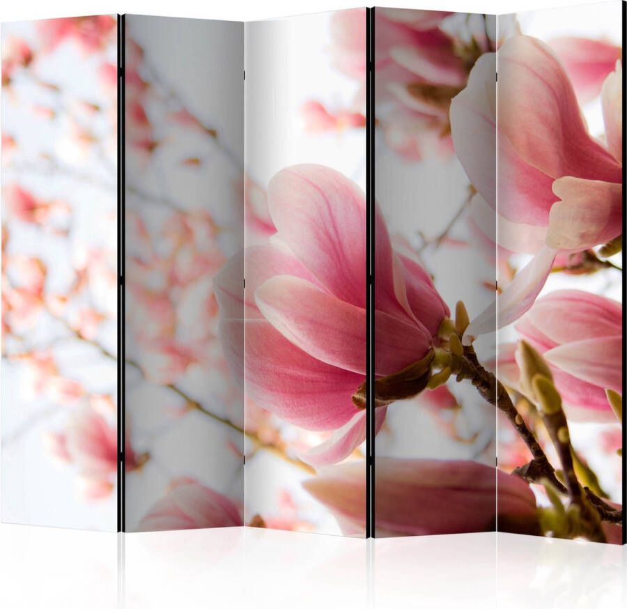 Artgeist Vouwscherm Pink magnolia II [Room Dividers]