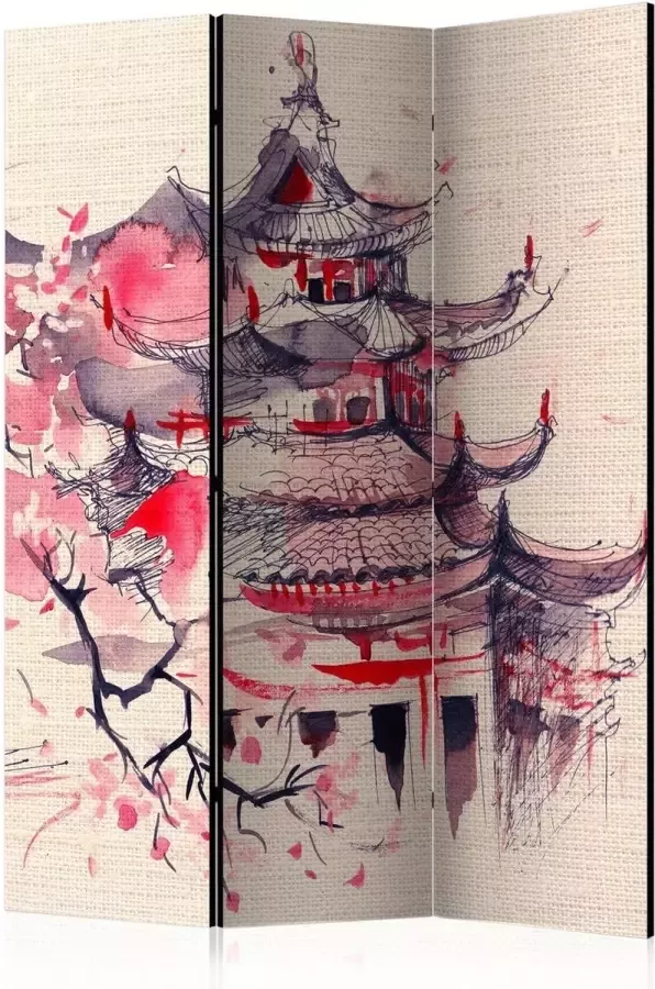 Artgeist Walljar Vouwscherm Shogun House [Room Dividers] - Foto 1