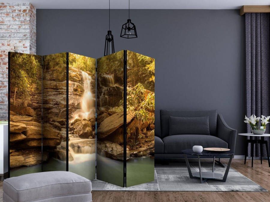 Artgeist Vouwscherm Sunny Waterfall II [Room Dividers]