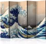 Artgeist Walljar Vouwscherm The Great Wave off Kanagawa II [Room Dividers] - Thumbnail 2