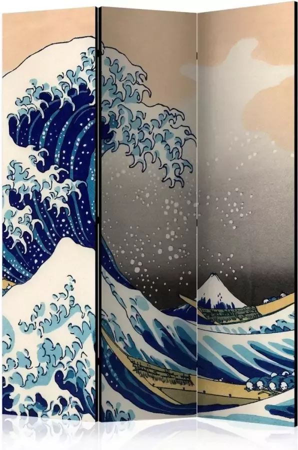 Artgeist Walljar Vouwscherm The Great Wave off Kanagawa [Room Dividers]