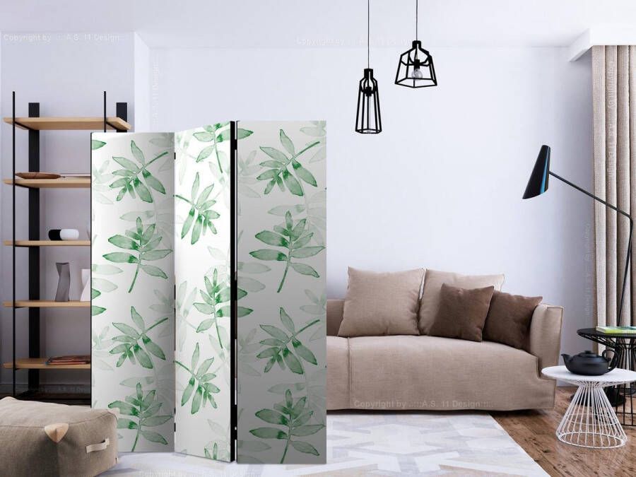 Artgeist Walljar Vouwscherm Watercolour Branches [Room Dividers]
