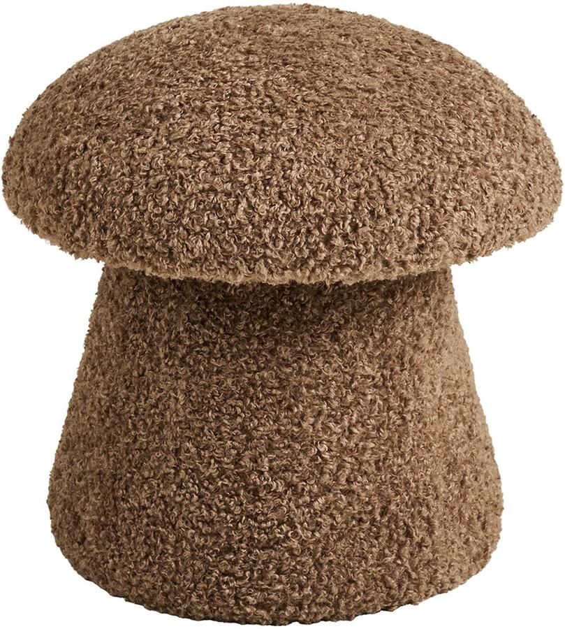 Artichok Beer Poef Teddy Bruin Voetenbank Krukje woonkamer Ø45 x 45 cm