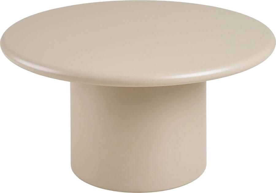 Artichok Nelson Ronde Salontafel Beige Koffietafel Scandinavisch -Ø 80 cm