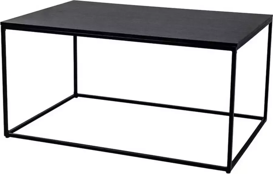 Artichok Karen houten salontafel zwart 90 x 60 cm - Foto 1