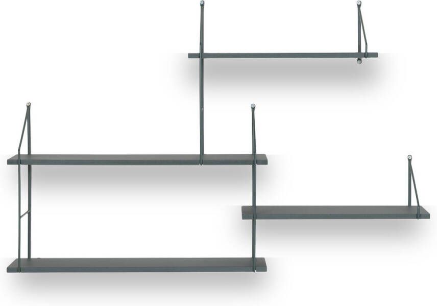 Artichok Mady houten wandrek groen 99 x 62 cm
