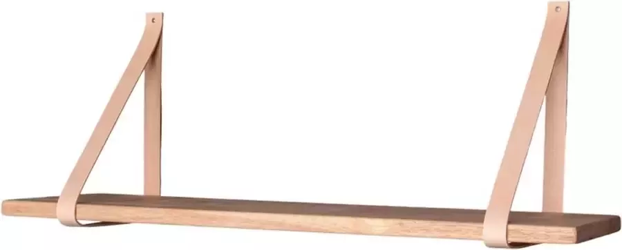 Artichok Thomas houten wandplank naturel 80 x 20 cm