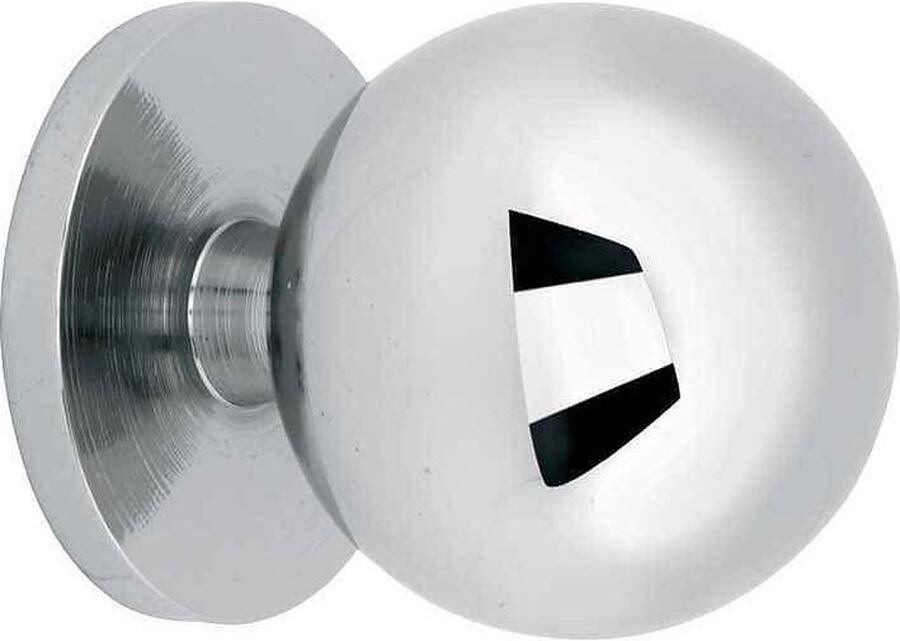Artitec-Wallebroek_1 Meubelknop kogel 25mm glans nikkel