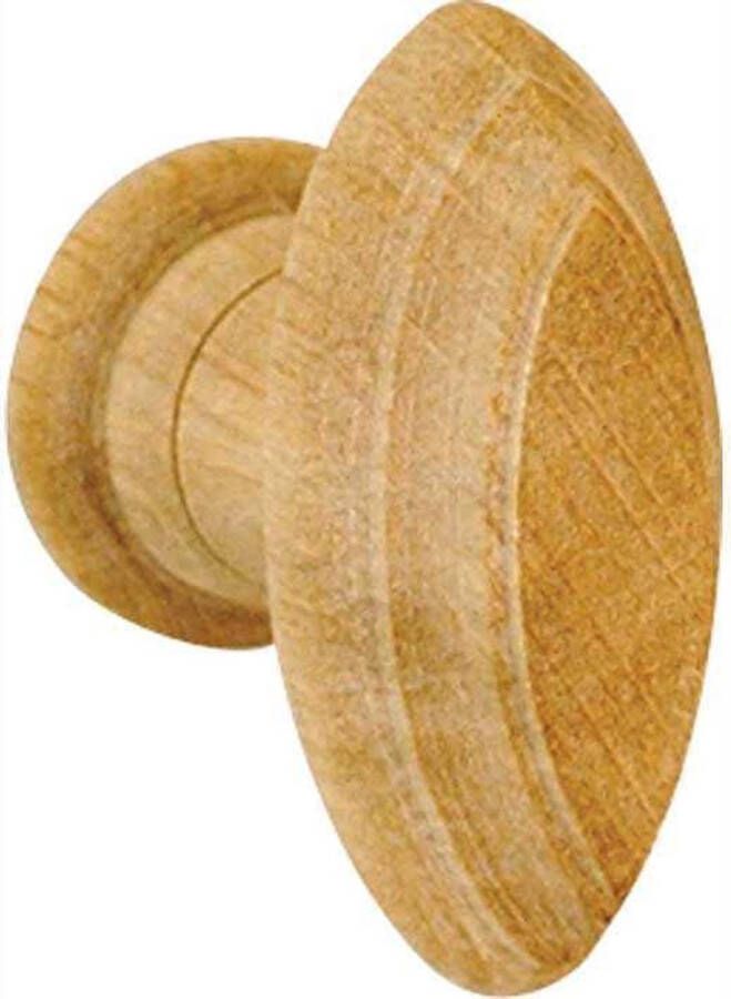 Artitec Wallebroek Meubelknop met groef 56x27mm charme hout